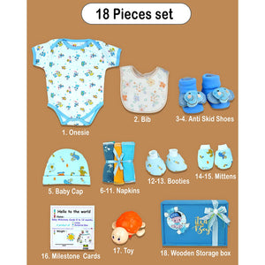 Blue Joy Newborn Hamper 0 - 12 Months - Baby Gifting