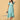 Blue Looming Beauty Women's Wrap Dress - WDRS - SK - BLBT - S