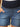 Blue Maternity Denim Shorts With Belly Support