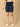 Blue Maternity Knit Denim Shorts With Belly Support - Dark Wash - MDD - AN - DBDS - S