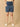Blue Maternity Knit Denim Shorts With Belly Support - Light Wash - MDD - AN - LBDS - S