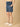 Blue Maternity Knit Denim Shorts With Belly Support - Light Wash - MDD - AN - LBDS - S