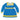Blue & Mustard Big Bow & Stripes Sailor neck Winterwear Frock - 2 - 3 Years Kids Clothing