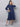 Blue My Mind Checkered Maternity Dress With Nursing - DRS-BLCKR-S
