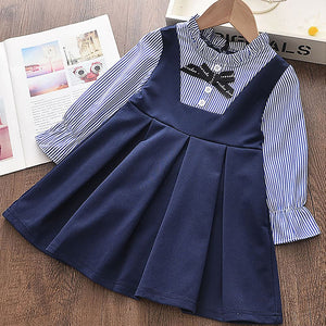 Blue Pinoform Style Smart Casual and Partywear for Girls - 3 - 4 Years Kids Clothing