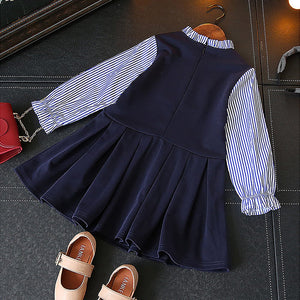 Blue Pinoform Style Smart Casual and Partywear for Girls - 3 - 4 Years Kids Clothing