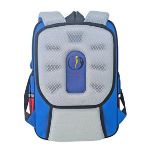 Blue Red Block Astronaut School Backpack for Kids - Back To School