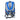 Blue Red Block Astronaut School Backpack for Kids - Back To School