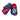 Blue & Red spinning rocket Slip on Clogs, Summer/Monsoon all season Footwear for Toddlers & Kids - Little Surprise BoxBlue & Red spinning rocket Slip on Clogs, Summer/Monsoon all season Footwear for Toddlers & Kids