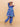 Ethnic Set-Blue Royal Floral Girls Kurta Set with Blue Royale Boys Jacket And Kurta Pajama Set
