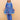 Blue Royale Girls Floral Print Kurta Set