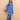Blue Royale Girls Floral Print Kurta Set