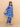 Ethnic Set-Blue Royal Floral Girls Kurta Set with Blue Royale Boys Jacket And Kurta Pajama Set