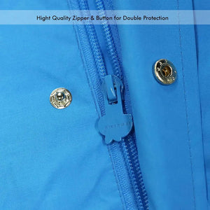 Blue Shark Theme All Over Jumpsuit / Playsuit Raincoat for Kids - Little Surprise BoxBlue Shark Theme All Over Jumpsuit / Playsuit Raincoat for Kids