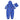Blue Space Theme All Over Jumpsuit / Playsuit Raincoat for Kids - Little Surprise BoxBlue Space Theme All Over Jumpsuit / Playsuit Raincoat for Kids