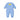 Blue Star Print with Yellow Bow Winter Full Sleeves Jumpsuit Romper for Tiny Toddlers - 3 - 6 Months Kids Clothing