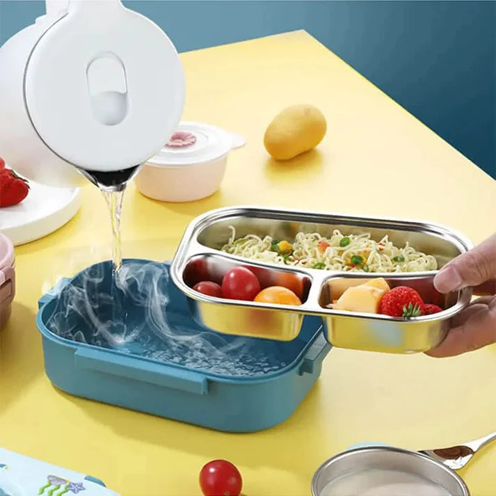 Little Surprise Box Submarine Theme Compartment Steel Tiffin Lunch Box for Boys & Girls