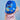 Blue Summer& Beach Cap with wide neck flap for Kids with windproof string - 3 - 9 years Swim