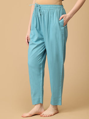 Blue - sy Vibes Maternity Lounge Pants - MBS - SK - BLSVB - S