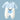 Blue & White Bunny Face Print Romper Unisex Kids Wear - 0 - 9 months Kids Clothing