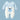 Blue & White Bunny Face Print Romper Unisex Kids Wear - 0 - 9 months Kids Clothing