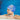 Blue & White Jaw Fish , Silicone Kids Swim Cap, 5 years - 15 years - 5 - 15 years Swim