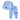 Blue & White Stripes 2pcs Fleece Winter Tracksuit Set for Kids - 2 - 3 Years Kids Clothing