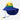 Blue & Yellow Dino Patch Breathable Mesh Wide Brim Sun Hat for Kids & Toddlers with Adjustable Strap - 2 - 5 Years Swim