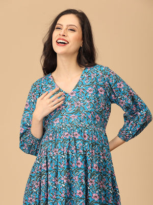 Blueming Marvel Maternity and Nursing Dress - DRS - SK - BLMRV - S
