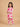 Blush Grid Girls Anarkali Kurta Set - 0-6 Months Girls Ethnic Set