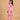 Blush Grid Girls Anarkali Kurta Set - 0-6 Months Girls Ethnic Set