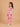 Blush Grid Girls Anarkali Kurta Set - 0-6 Months Girls Ethnic Set