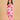 Blush Grid Girls Anarkali Kurta Set - 0-6 Months Girls Ethnic Set