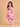 Blush Grid Girls Anarkali Kurta Set - 0-6 Months Girls Ethnic Set