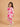 Blush Grid Girls Anarkali Kurta Set - 0-6 Months Girls Ethnic Set