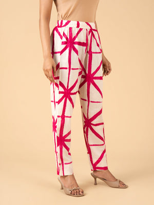 Blush Grid Womens's Kurta Set - S Womens Ethnic Set