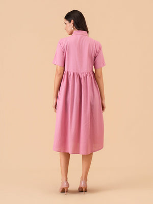Blush Hour Maternity and Nursing Dress - S Maternity Casual Dress