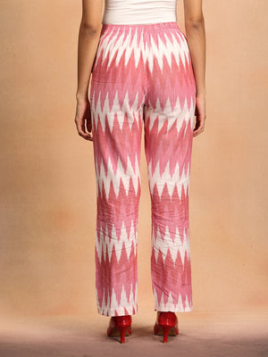Blush Ikat Women's Co Ord Suit Set - XS Women's Co ord Set