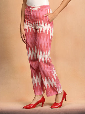 Blush Ikat Women's Co Ord Suit Set - XS Women's Co ord Set