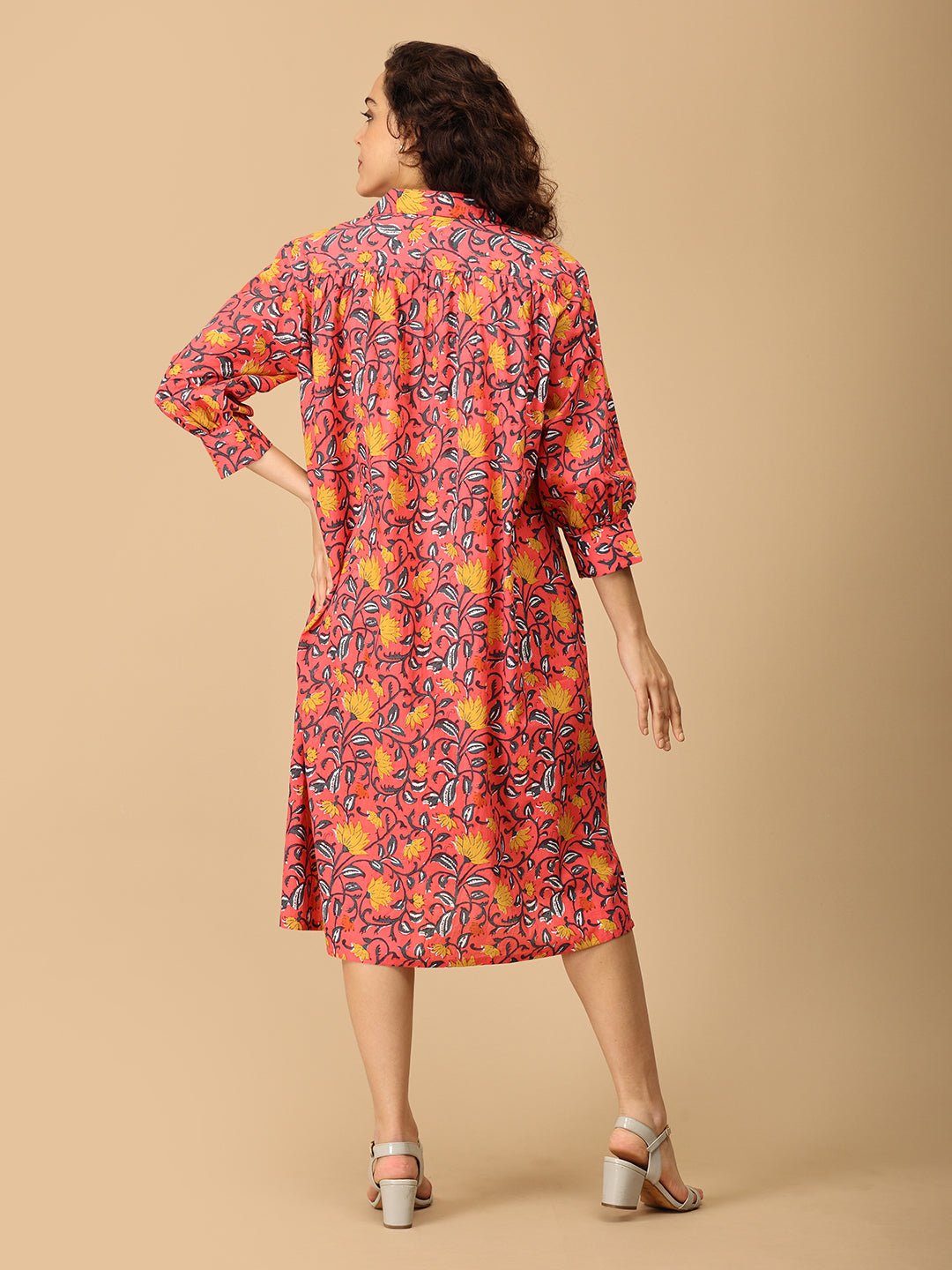 Blush Me Bloom Maternity and Nursing Shirt Dress - DRS - SK - BLMB - S