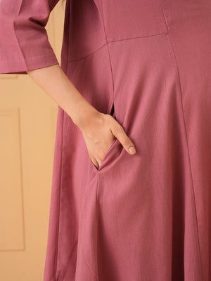 Boardroom Blush Maternity and Nursing Co Ord Set - S Maternity Co-ord Set