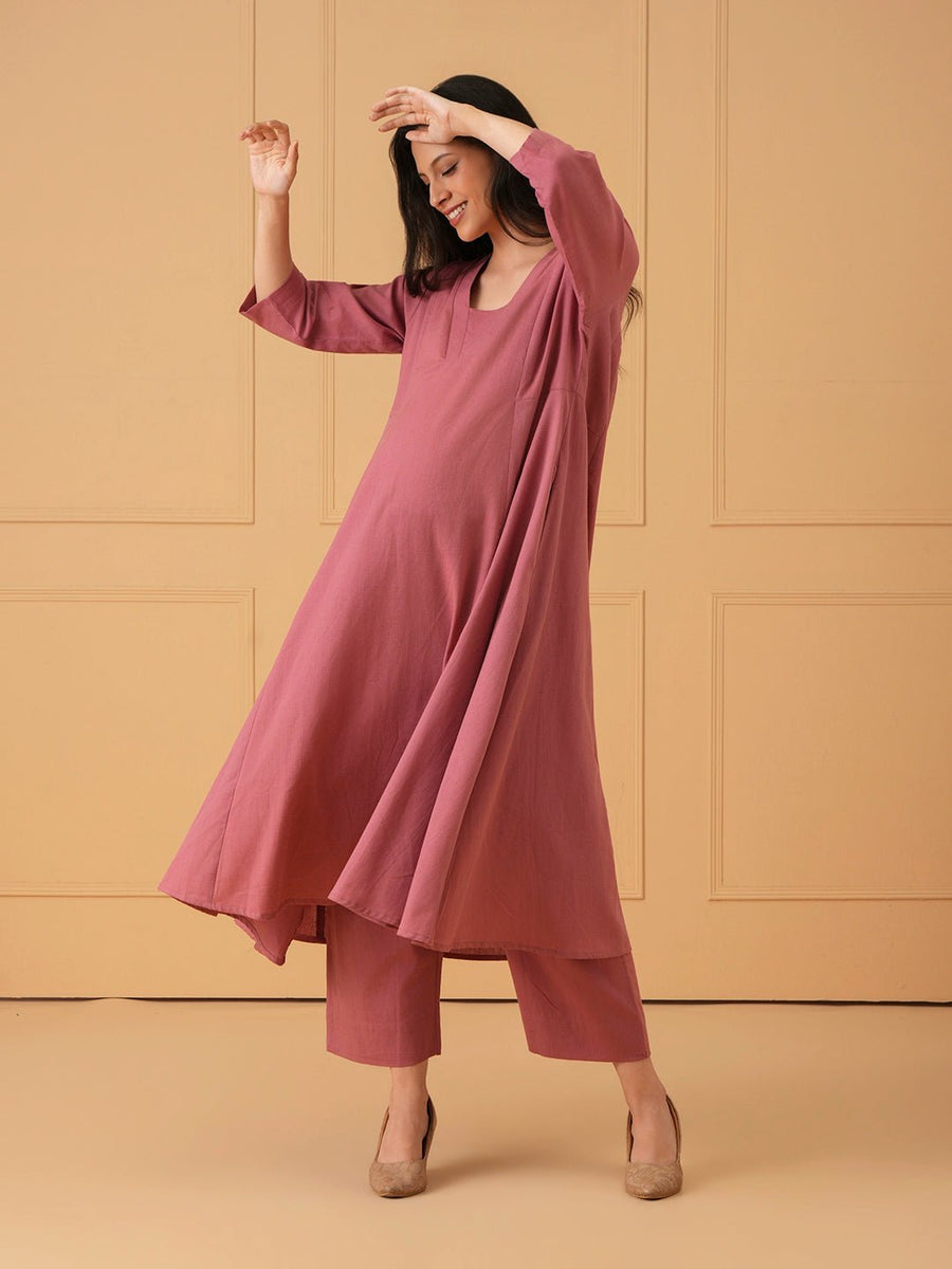 Boardroom Blush Maternity and Nursing Co Ord Set