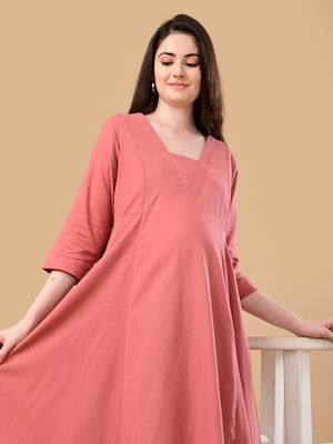 Boardroom Blush Maternity and Nursing Co Ord Set - S Maternity Co-ord Set