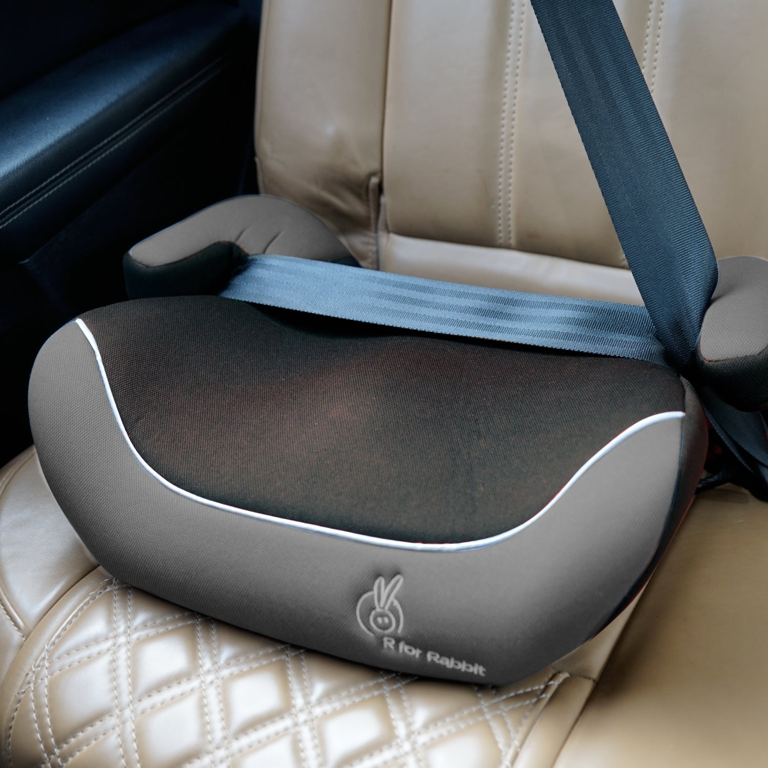R for Rabbit Little Jack- Travel Friendly Booster Seat I Black Grey