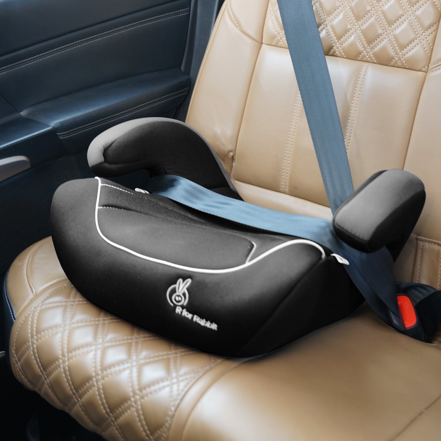 R for Rabbit Little Jack- Elite- Extra Comfortable Booster Seat- Black Grey