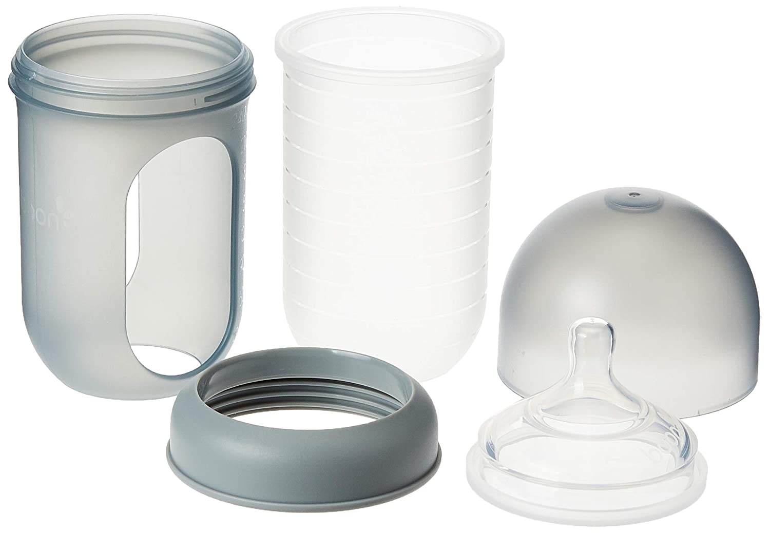 Boon Nursh Bottle - 8Oz I Grey - B11291