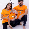 Boos Family T-shirt - Combo of 2 Tshirts with 1 Onesie - TWN2 - BOSFTS
