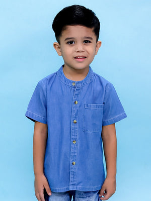 Boys Chambray Shirt Light - KCW - ATC - BCSL - 1 - 2