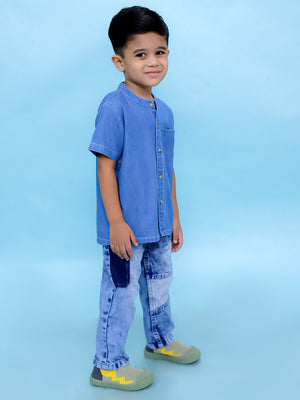 Boys Chambray Shirt Light - KCW - ATC - BCSL - 1 - 2