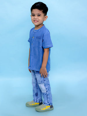 Boys Chambray Shirt Light - KCW - ATC - BCSL - 1 - 2